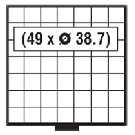 Filca ieliktņi Maxi 7 x 7, 6117