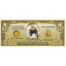 Miljons dolāru banknote "Zelta drudzis"