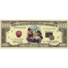 Miljons dolāru banknote "1 Skolotājs"