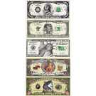 Miljons dolāru banknošu komplekts - New Dollar set