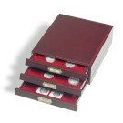 Leuchtturm Coin drawer LIGNUM, 35 squarecompartments up to 35 mm Ø (302281)