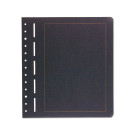 Leuchtturm LIGHTHOUSE Blank album pages, black cardboard, gold borderline (308094)