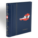 Leuchtturm LIGHTHOUSE SF-Illustrated album PERFECT DP, classic design AUSTRIA 1945-1979, blue (313289)