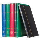 Leuchtturm Stockbook BASIC, DIN A4, 64 white pages, non-padded cover, red (316445)
