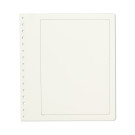 Leuchtturm KABE blank sheets extra-strong album card with black traditional borderline (331103)