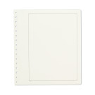 Leuchtturm KABE blank sheets extra-strong album card with black traditional borderline (331103)