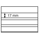 Leuchtturm Standard cards PVC 148x105 mm,3 clear strips with cover sheet,black card, 100 per pack (341464)