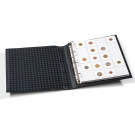 Leuchtturm Rringbinder GRANDE, in Classic design w. 10 sheets for 200 coinh.50x50 mm ,w. slipc.,black (343349)