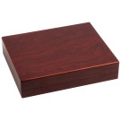 Leuchtturm Presentation case VOLTERRA QUATTRO de Luxe for 24 euro coin  sets in capsules, mahogany (347179)