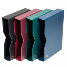 Leuchtturm slipcase for Stockbook DIN A4, 64 black pages, padded leather* cover, green (328642)