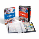 Pastmarku albums STAMPS DIN A5, melnas lapas, 361244