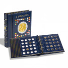 VISTA eiro monētu albums 2 Euro ar ietvaru, ar lapām, zils, 341017