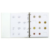 Albums Matrix monētām holderos, ar ietvaru un 5 lapām, balts