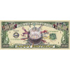 Miljons dolāru banknote "Daudz laimes Dzimšanas dienā"