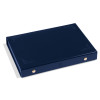 Leuchtturm coin Presentation Case L incl. 4 coin trays, blue (330921)