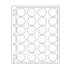 Leuchtturm Plastic sheets ENCAP, clear pockets for 24 coins with a diameter between 36 and 37 mm (343214)