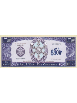 Piemiņas dolāra banknote "All I Want For Christmas"