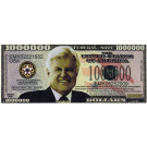 Miljons dolāru banknote "Teds Kenedijs"