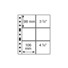 GRANDE sheet 3/2C, clear, 316604, pack of 5 sheets