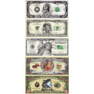  Million dollar banknotes set 5 in 1 - New Dollar set
