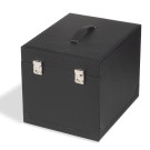 Leuchtturm Coin Case black with high-quality imitation leather, for 10  Coin Boxes (303239)