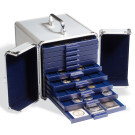 Leuchtturm Aluminium coin case CARGO S 10 for 10 coin boxes SMART (315842)
