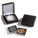 Leuchtturm Single coin box NOBILE, for 1QUADRUM, 50x50 mm, black (322779)