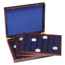 Leuchtturm Presentation Case VOLTERRA TRIO de Luxe, each with 30square  divisions for coins up to 39m (326786)