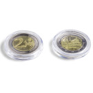 Leuchtturm ULTRA coin capsules Perfect Fit for 2 Euro (25,75 mm), pack  of 100 (346516)