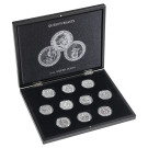 Leuchtturm VOLTERRA presentation case for 11 “Queen’s Beasts” 2 oz silver coins (364641)