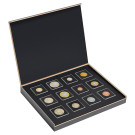 Leuchtturm LUXOR coin case 12x QUADRUM coin capsule (365466)