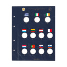 Leuchtturm VISTA coin sheets for 23 Europ ean 2 euro commemorative coins "Erasmus" (365541)