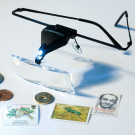 1.5x, 2.5x, 3.5x Magnifier Glasses with LED 300142