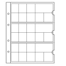 Coin sheets NUMIS NH24, for 3 Complete Euro-coin sets, 338425