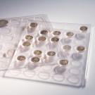 Transparent sheet Encap for 35 coins with a diameter between 28 and 30 mm (343211), pack of 2 pieces