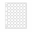Plastic sheets ENCAP for 48 coins with diameter between 22.2 and 23 mm, 343208