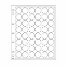 Transparent sheet Encap for 48 coins with a diameter between 22.2 and 23 mm (343208), pack of 2 pieces