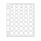 Transparent sheet Encap for 5 Euro coin sets (327928), pack of 2 pieces