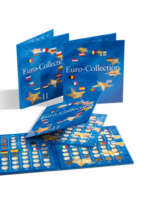 Two EU Euro Coin Collection albums