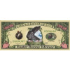Easter million dollar banknote "Easter Bunny Money"
