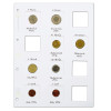 White MATRIX coin holder sheet, 345707