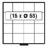 Felt pads for BEBA Maxi 4 x 4, 6114