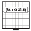 Filca ieliktņi Maxi 8 x 8, 6118