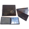 Pocket coin album (natural leather)