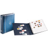 Blue NUMIS Euro coin album with slipcase, 338772