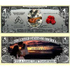 Million dollar banknote "TO A LONG LIFE TOGETHER", a dedication to the wedding