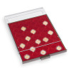 Leuchtturm coin box 35 compartments for GRIPS 28 + GRIPS 27, smoke coloured (326819)