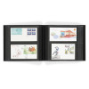 Leuchtturm Album for 200 FDCs or letters in DIN long format , incl. slipcase, blue (354422)