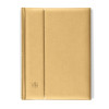Leuchtturm Stockbook COMFORT, Din A4, 64 chamois-colored pages, padded cover, gold (358055)