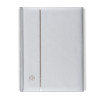 Leuchtturm Stockbook COMFORT, Din A4, 64 chamois-colored pages, padded cover, silver (358056)